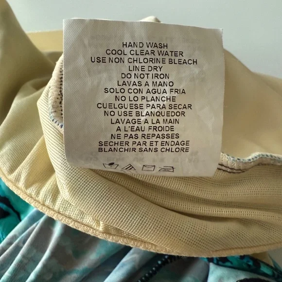 Miraclesuit Off The Scales Love Knot Tankini Swimsuit Top size 12 - Picture 11 of 13